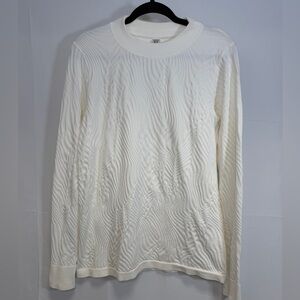 SPANX Women’s Cream Crewneck Sweater